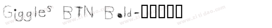 Giggles BTN Bold字体转换